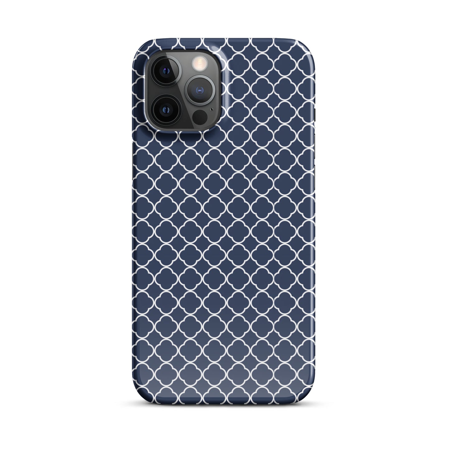 Navy Design Snap Case