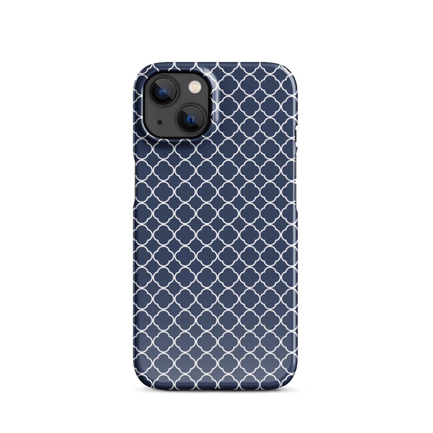 Navy Design Snap Case