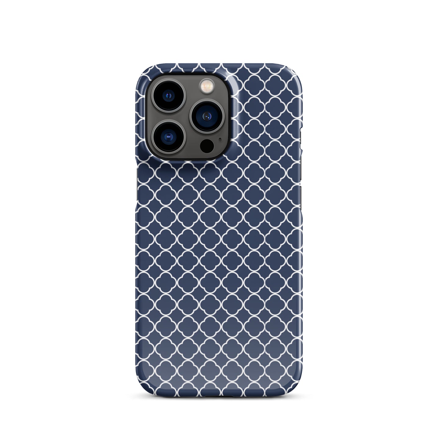 Navy Design Snap Case