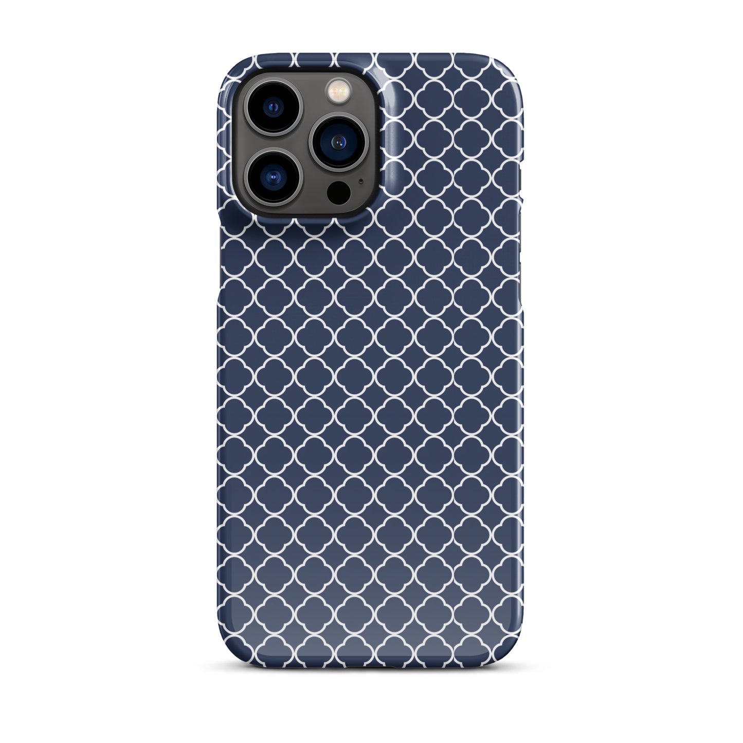 Navy Design Snap Case