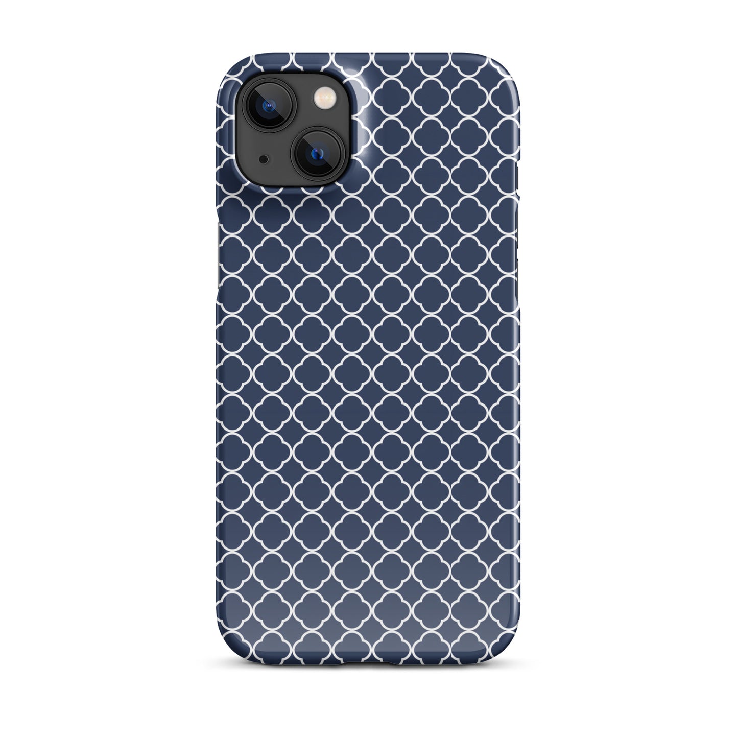 Navy Design Snap Case