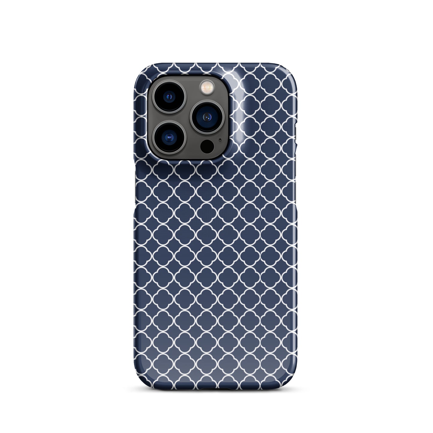 Navy Design Snap Case