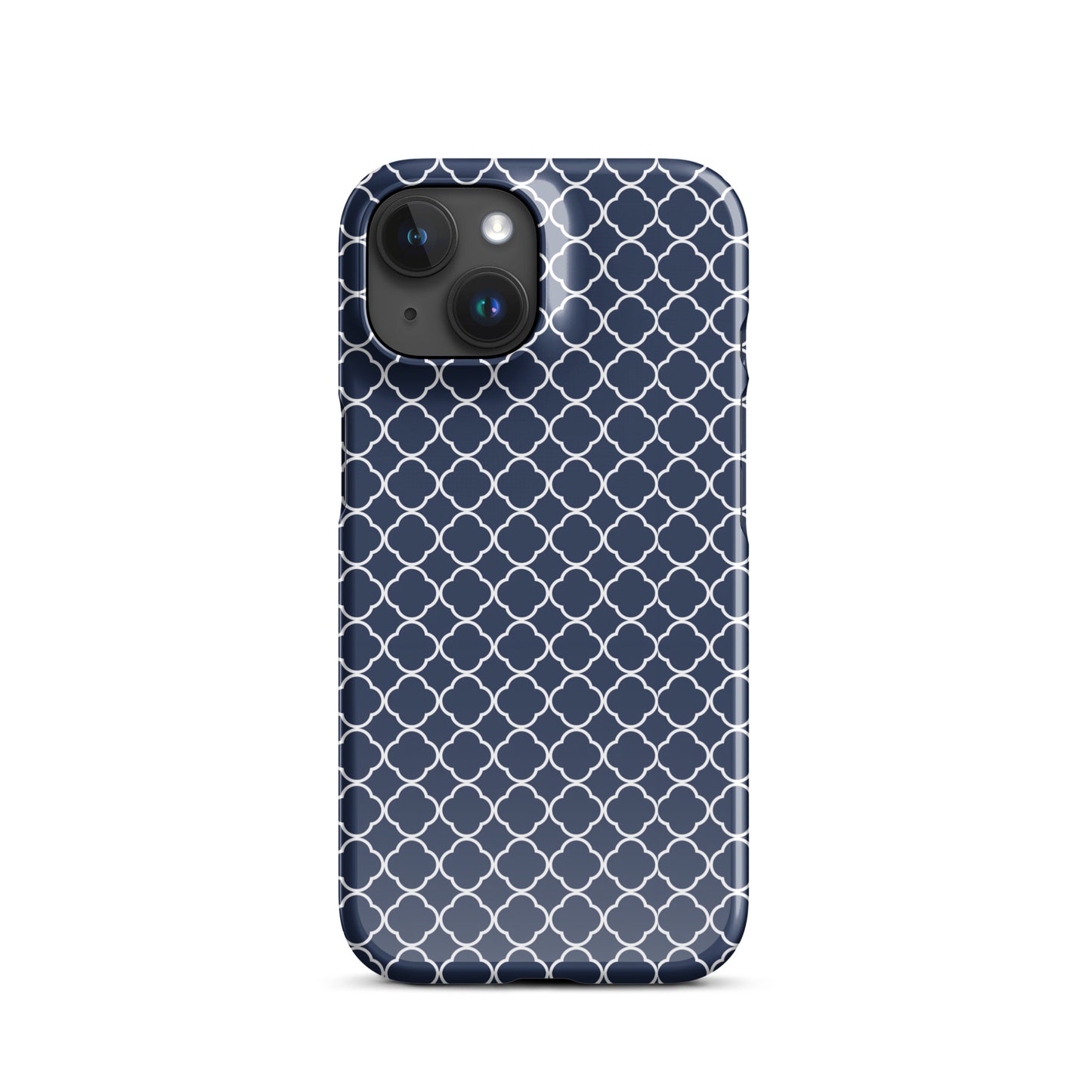 Navy Design Snap Case