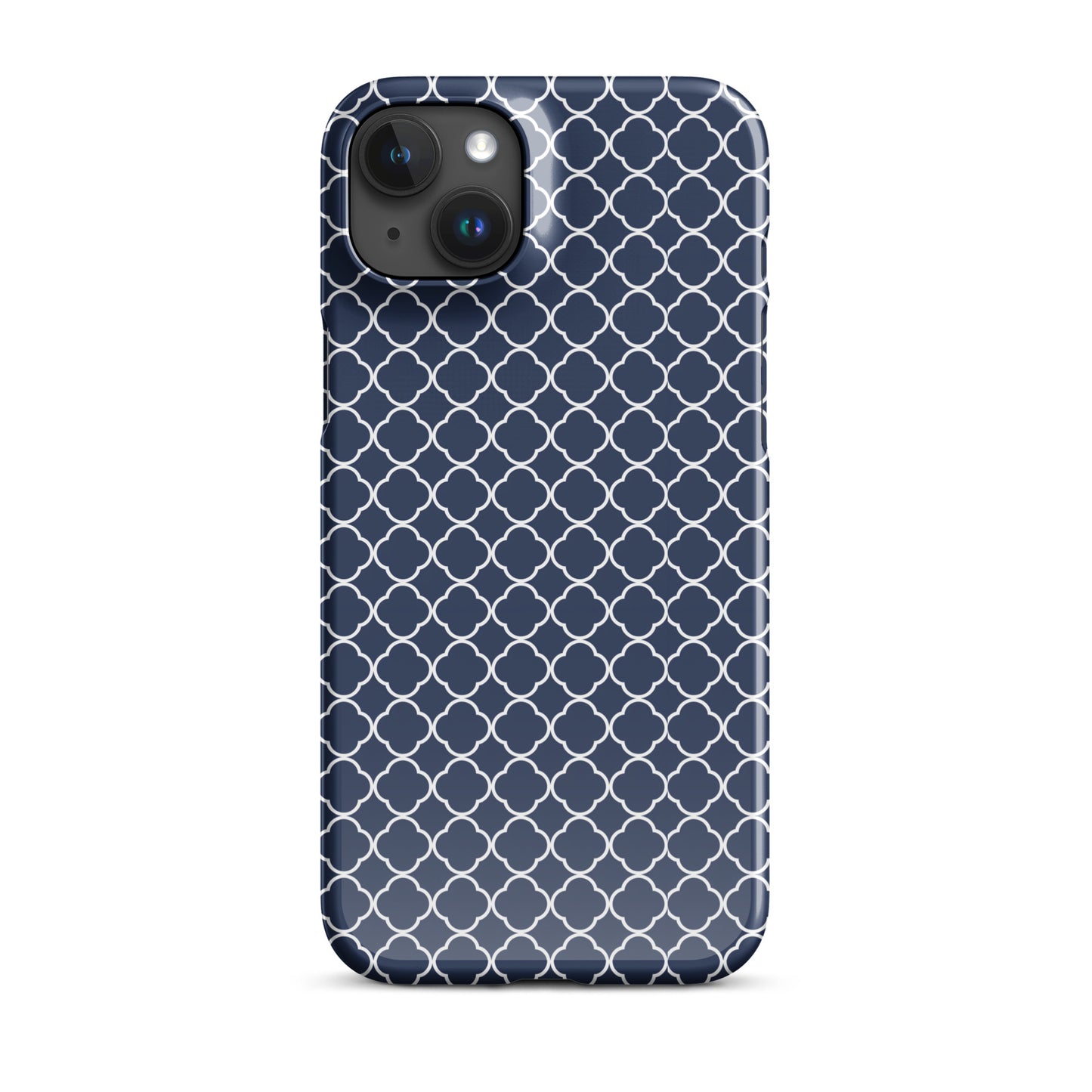 Navy Design Snap Case