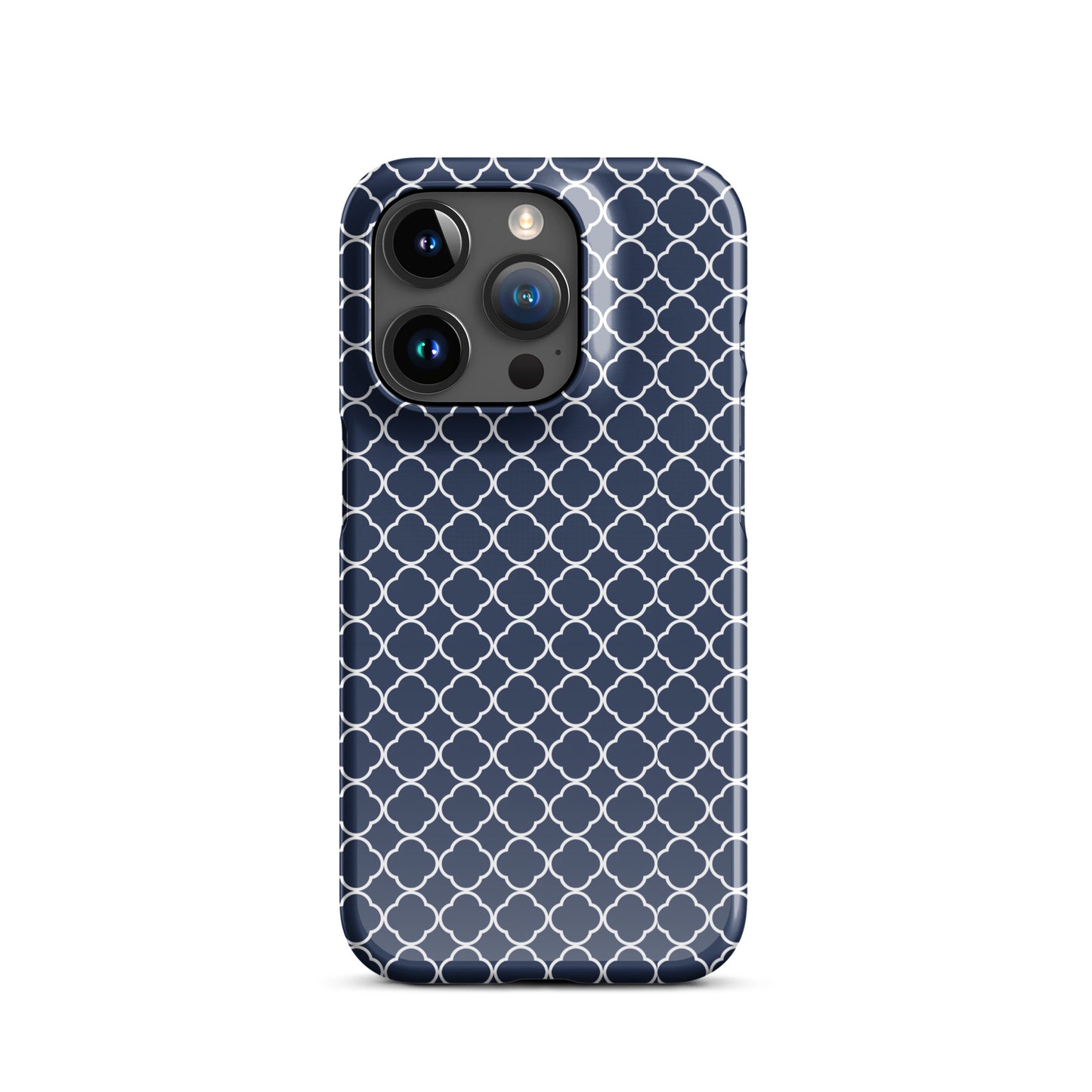 Navy Design Snap Case