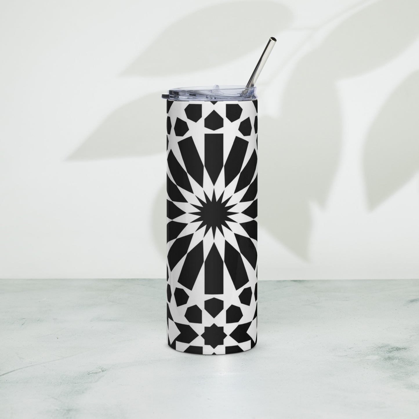 Black & White Stainless steel tumbler