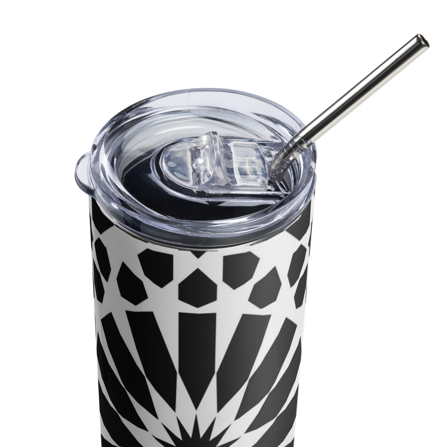 Black & White Stainless steel tumbler