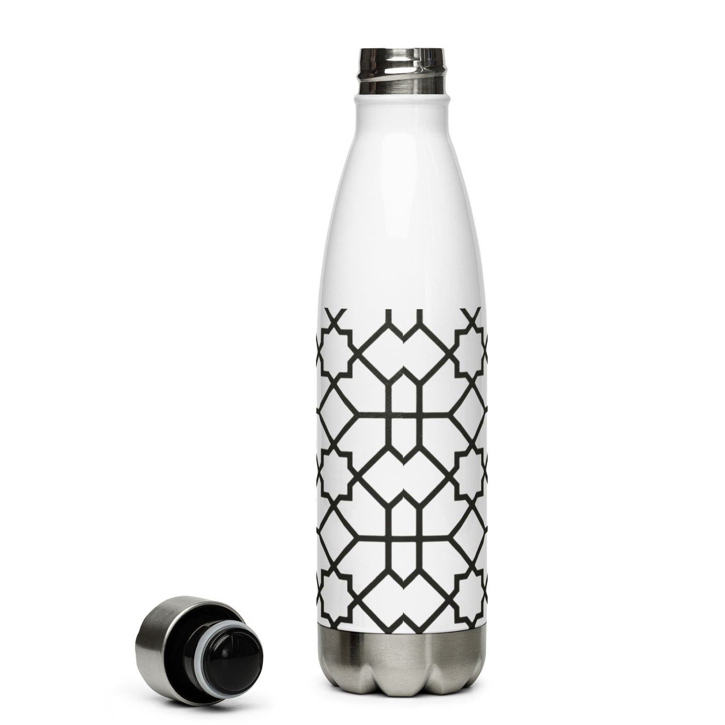 Black & White Stainless steel water bottle