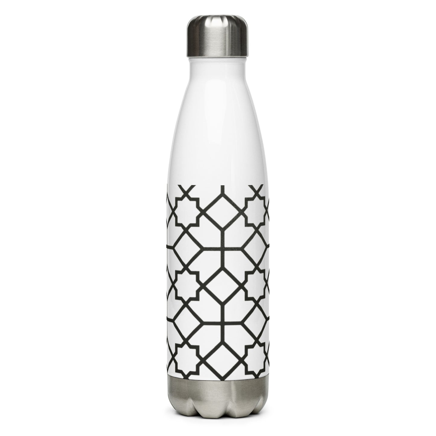 Black & White Stainless steel water bottle