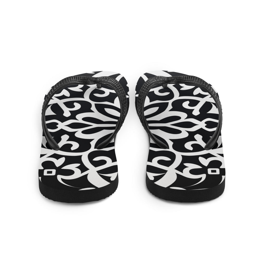 Black & White Flip-Flops