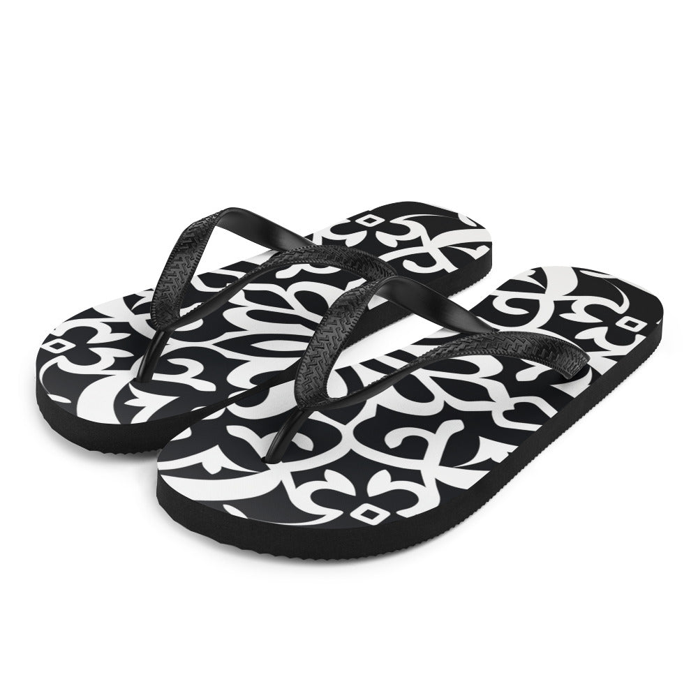 Black & White Flip-Flops