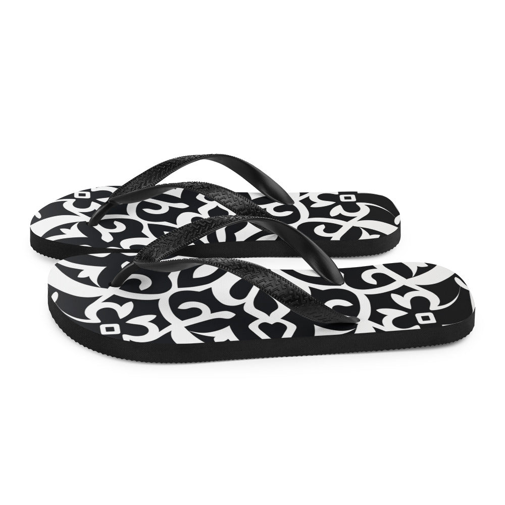 Black & White Flip-Flops