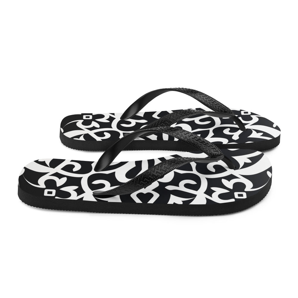 Black & White Flip-Flops