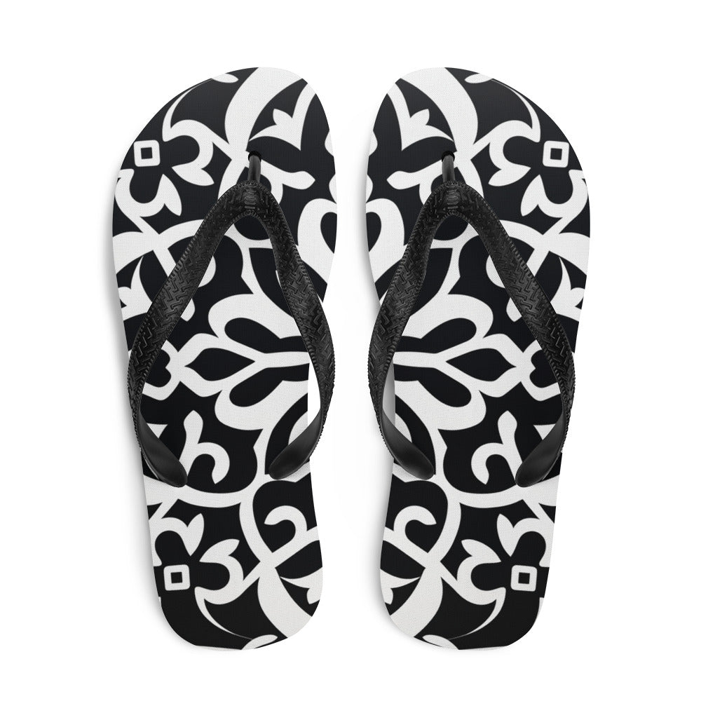 Black & White Flip-Flops