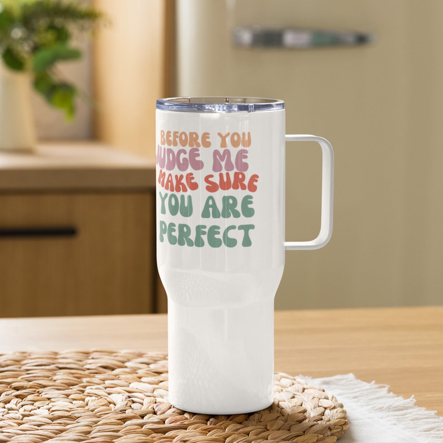 Colorful Message Travel mug