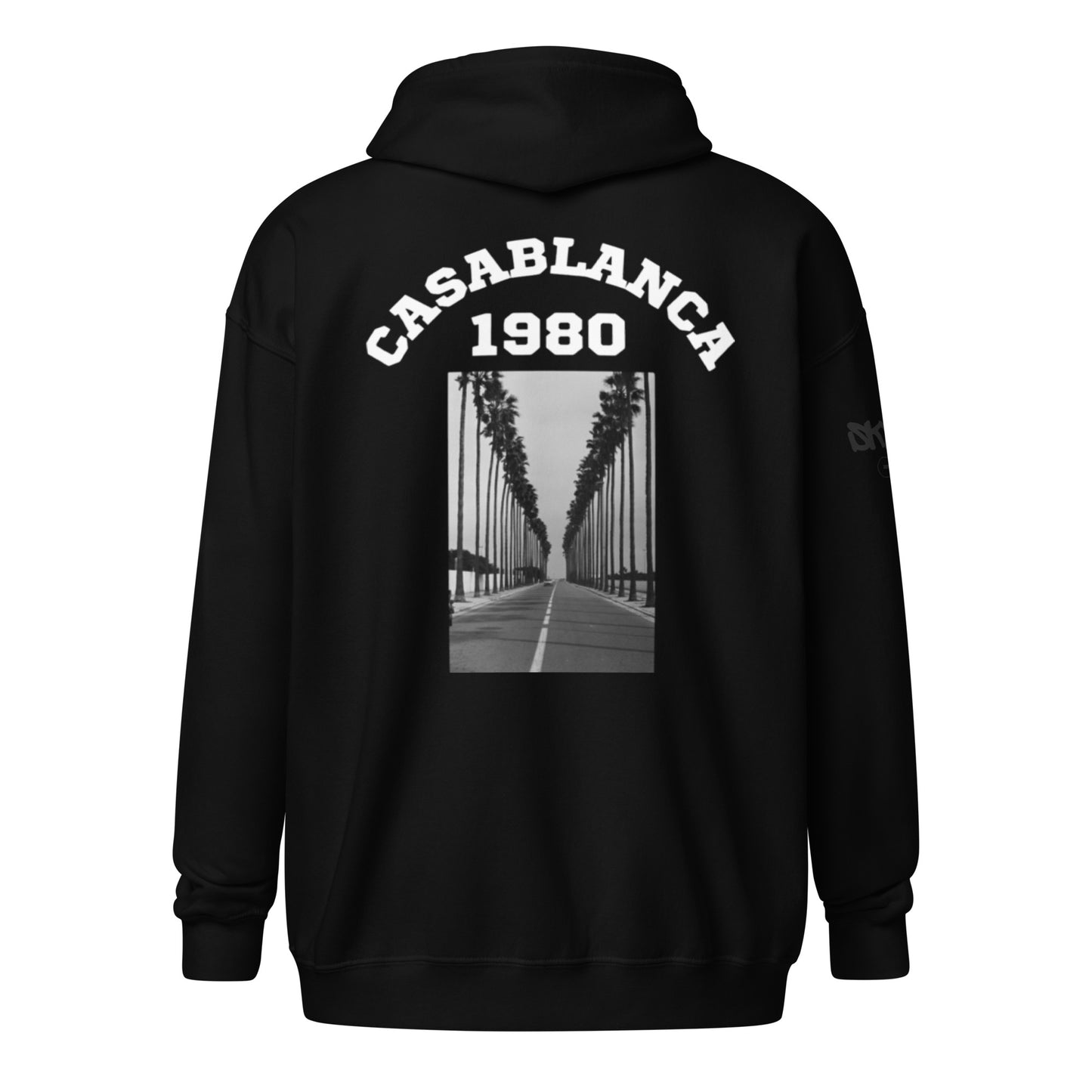 Casablanca 1980 zip hoodie