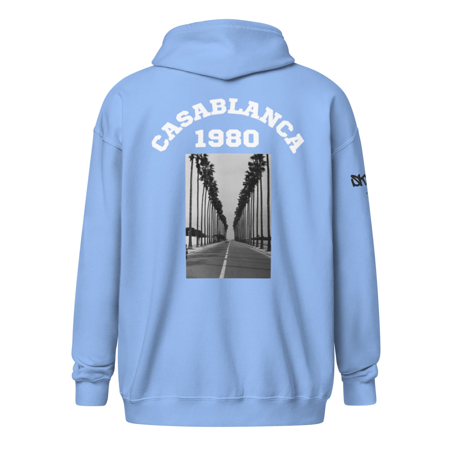 Casablanca 1980 zip hoodie