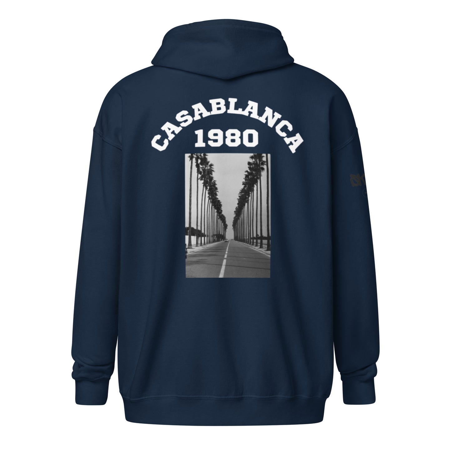 Casablanca 1980 sudadera con capucha y cremallera