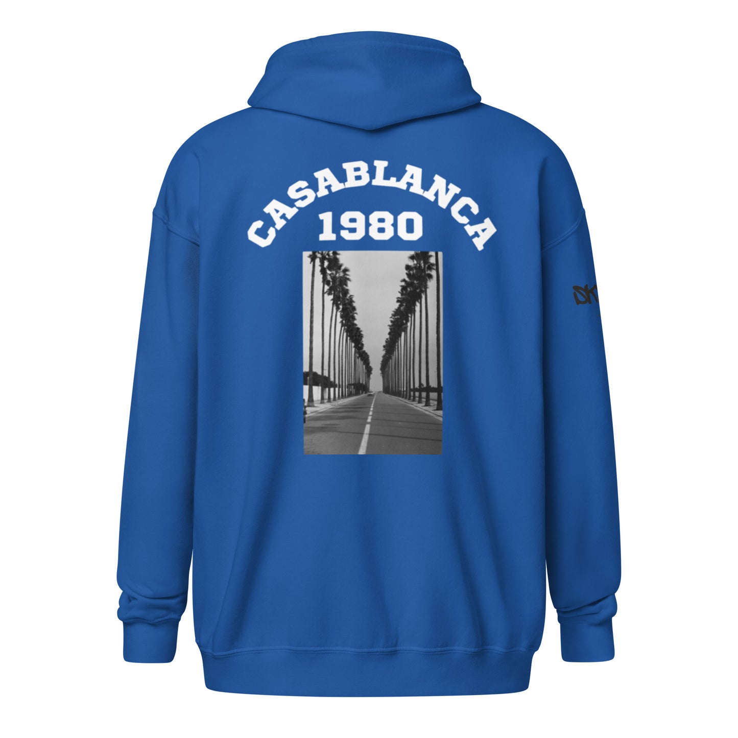 Casablanca 1980 zip hoodie