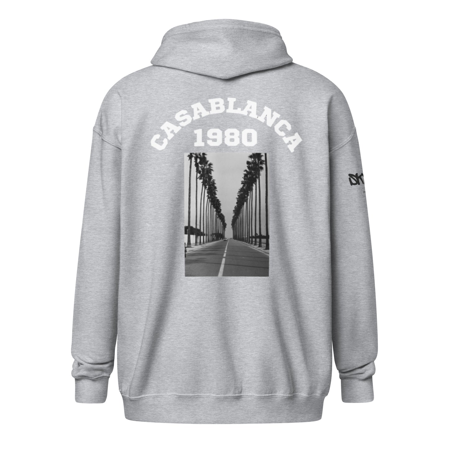 Casablanca 1980 sudadera con capucha y cremallera