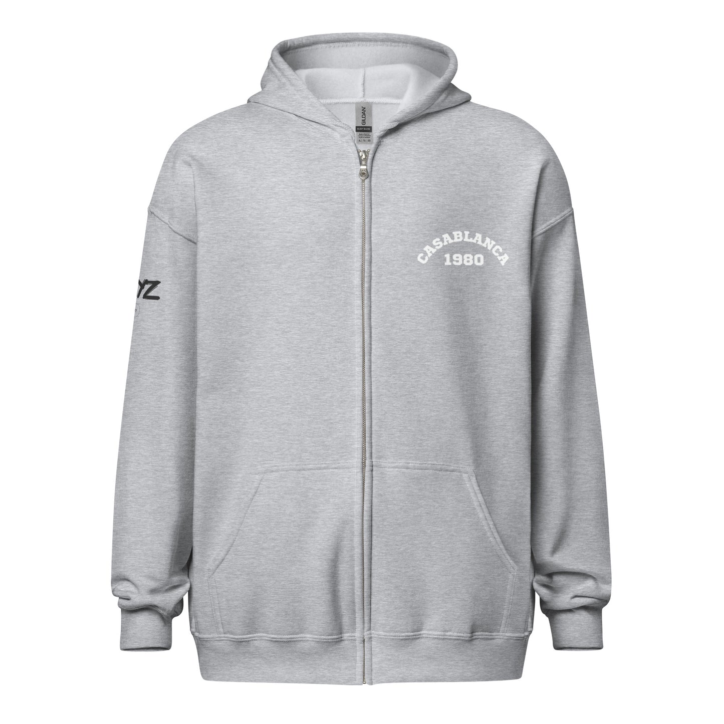 Casablanca 1980 zip hoodie