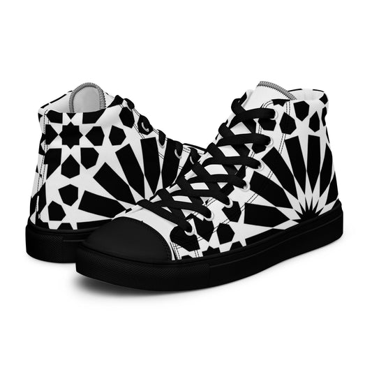 Women’s Black & White Canvas Shoes