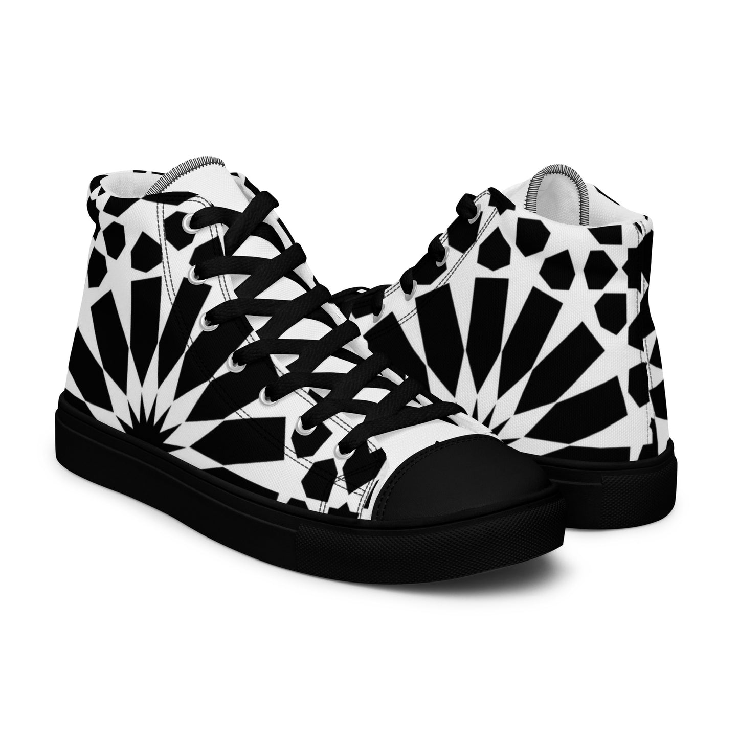 Women’s Black & White Canvas Shoes