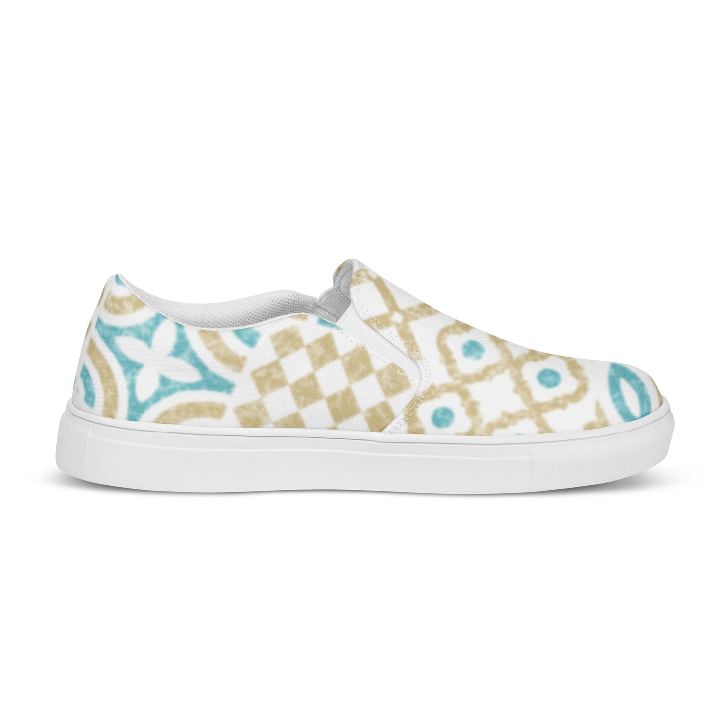 Women’s Simple Gold & Blue shoes