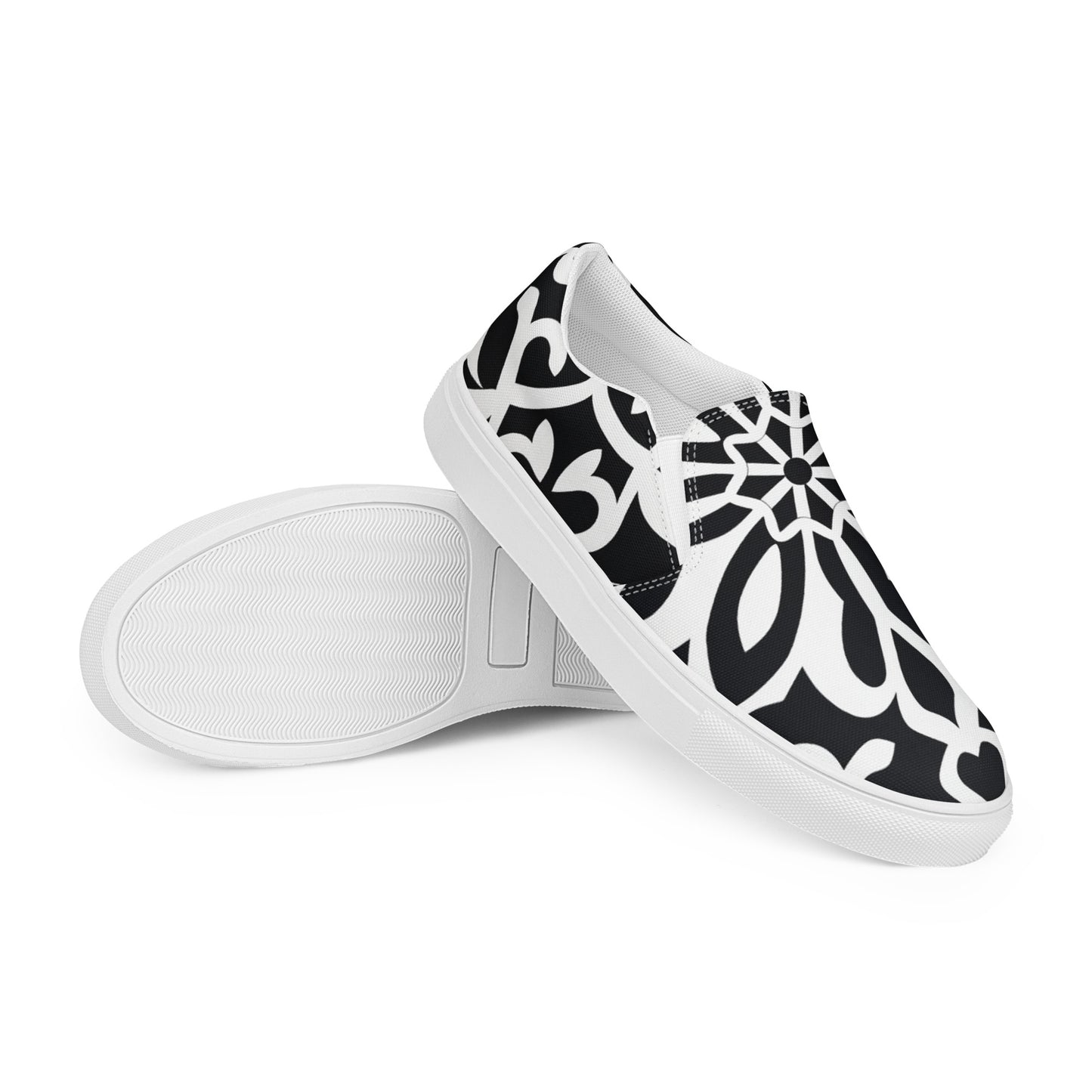 Black & White Women’s slip-on shoes